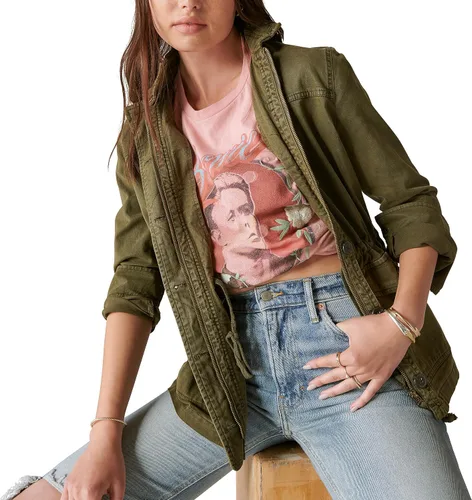 Vista 3 de Lucky Brand Camiseta estilo boyfriend, bordado Bowie para mujer