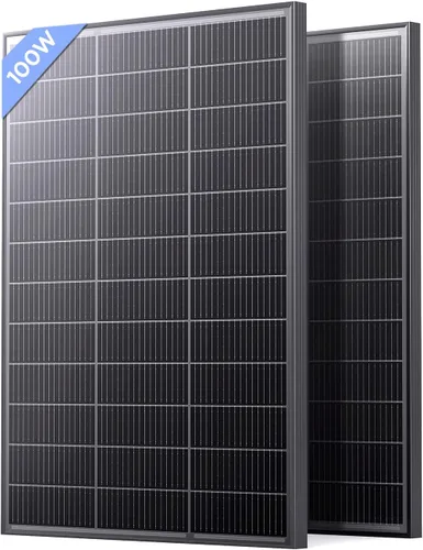 Vista 10 de N-Type 16BB panel solar de 100 vatios, eficacia alta del 25% Panel solar compacto y que ahorra espacio de 100 W para sistemas de RV, furgoneta