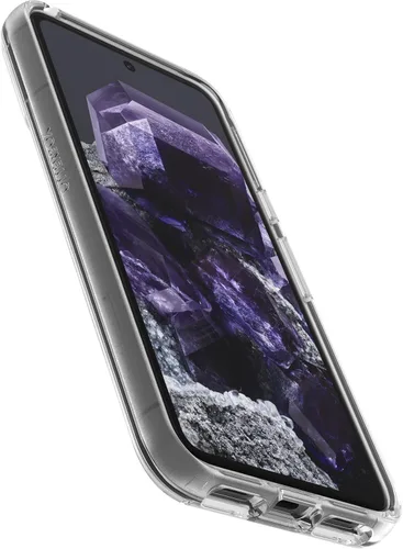 Vista 3 de OtterBox Funda transparente para Google Pixel 8 Symmetry Series: transparente, ultra elegante, compatible con carga inalámbrica, bordes elevados que