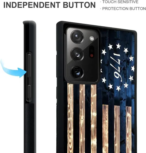 Vista 3 de DAIZAG Funda compatible con Samsung Galaxy Note 20, protección completa, a prueba de golpes, antiarañazos, funda de poliuretano termoplástico
