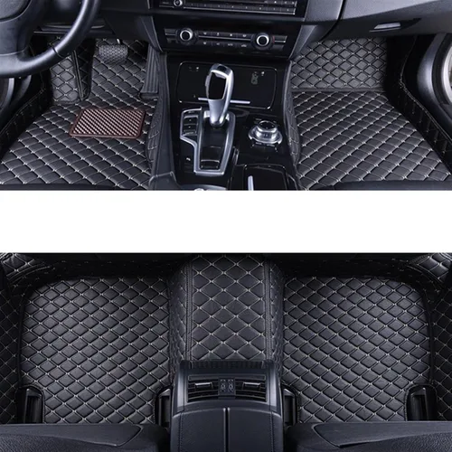Vista 11 de Alfombrillas de coche para chevrolets Aveo MK2 Sonics 2011-2017, accesorios de automóvil, protector impermeable de cuero (color : LHD 3 piezas beige)