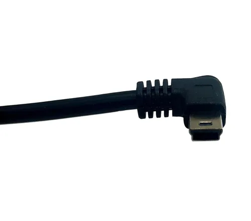 Vista 3 de Adaptador USB a serie RS232, USB Mini 5 pines macho a DB9 9 pines hembra convertidor serie cable 1.8M/6 pies (ángulo recto mini USB a serie RS232)