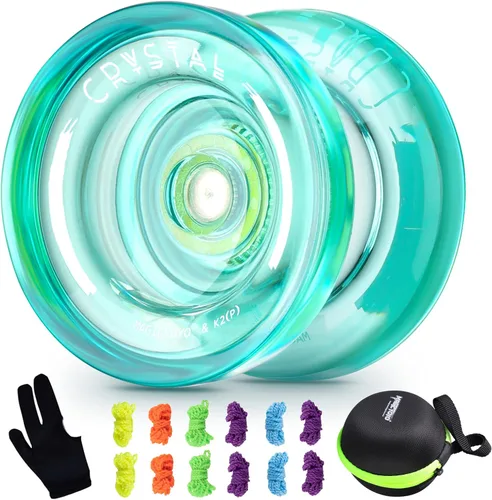 Vista 2 de Yoyo sensible K2 para niños y principiantes con giros suaves y diseño de giro de dedos+yoyo k2 para principiantes, reemplazo de yoyos de doble