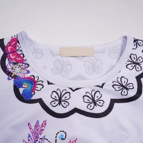 Vista 2 de AOVCLKID Disfraz de princesa para niñas disfraz de cosplay Halloween disfraces de paty con monedero