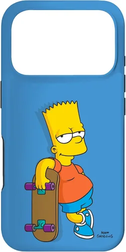 Vista 30 de The Simpsons Bart Simpson - Carcasa para iPhone 17, color azul cielo