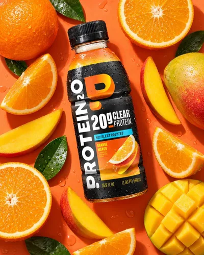 Vista 8 de Protein2o Bebida transparente 2 en 1 de proteína de suero de leche y electrolitos, 0.71 onzas de proteína, sin gluten, keto, botellas de 16.9 onzas