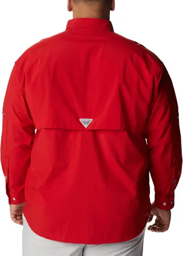 Vista 6 de Columbia Bahama II - Camisa de manga larga para hombre, Red Spark, talla L