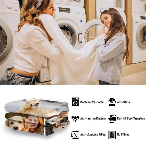 Vista 73 de Manta personalizada con imagen, manta personalizada con texto de fotos, manta de fotos personalizada para amiga, mamá y papá, regalos personalizados