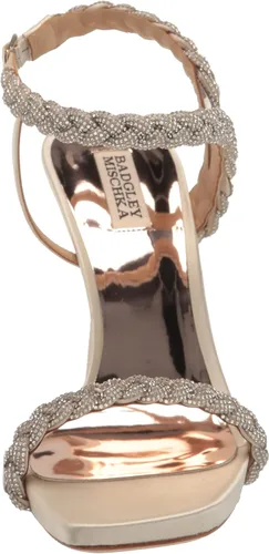 Vista 2 de Badgley Mischka Sandalia de tacón de hinojo para mujer