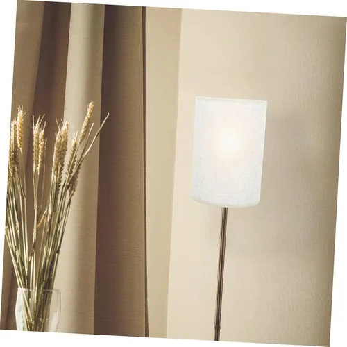 Vista 3 de ORFOFE Pantalla de lino para el hogar, lámpara moderna de transición, lámpara de araña natural, cortinas rústicas, cilindro de suelo, reemplazo