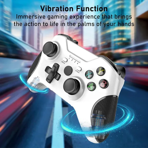 Vista 6 de DYONDER Xbox One Wireless Controller, Game Controller Gamepad 2.4GHZ Game Controller Compatible with Xbox OneOne SOne XOne Series XSElitePC Windows
