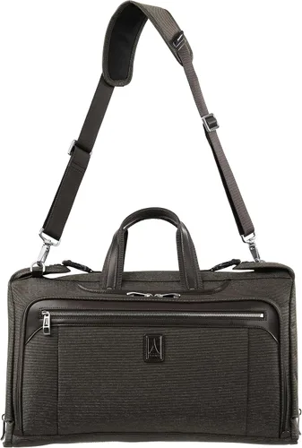 Vista 2 de Travelpro Platinum Elite - Bolsa de mano de tres pliegues, para hombres y mujeres, Espresso intenso, Platinum Elite - Bolso de mano de tres pliegues