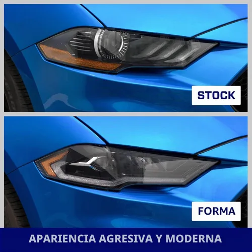 Vista 7 de Form Lighting – Faros delanteros secuenciales LED compatibles con Ford Mustang 2018-2023 (par)