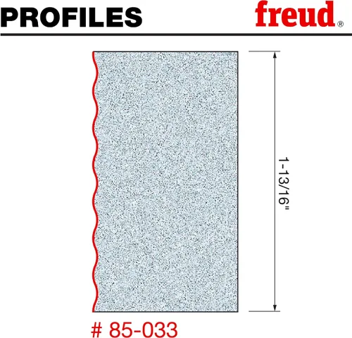 Vista 3 de Freud 85-001 brocas para router, de 2 pulgadas de diámetro con vástago de 18 pulgadas.