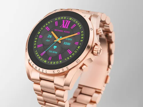 Vista 7 de Michael Kors - Reloj inteligente con pantalla táctil Gen 6 con altavoz frecuencia cardíaca oxígeno en la sangre GPS pagos sin contacto