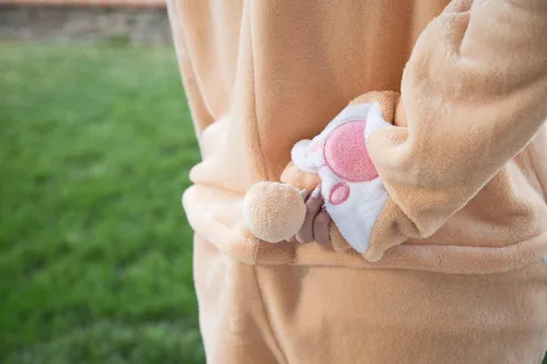Vista 4 de Nayo The Corgi - Pijama de franela súper suave de una pieza