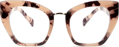 Vista 7 de FEISEDY Gafas de gran tamaño con bloqueo de luz azul retro Cateye para computadora para mujeres B4107