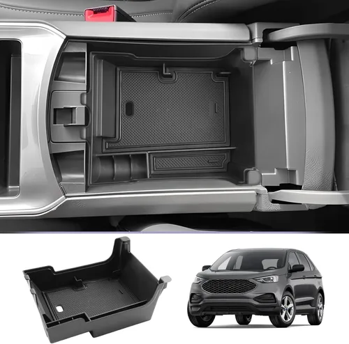 Vista 28 de LUWU Bandeja organizadora para consola central Ford Edge 2024 2020 2021 2022 2023 2024 Ford Edge SE/SEL/ST-Line/Titanio/ST, organizador de consola