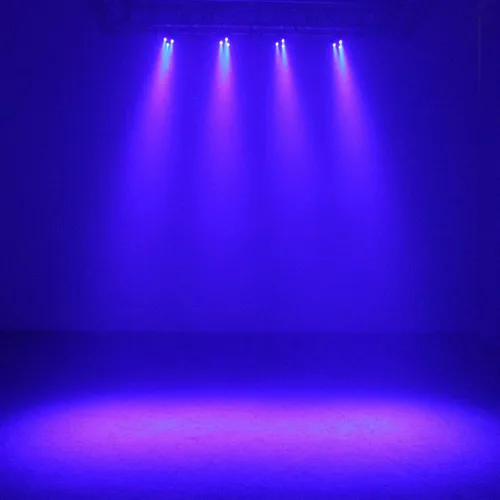 Vista 7 de MUSYSIC Banda DJ completa profesional de 8 pares con luces LED de escenario