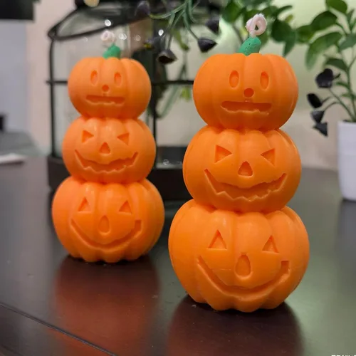 Vista 5 de Molde de vela de calabaza, molde de silicona de calabaza de terror 3D, molde de silicona reutilizable para velas de bricolaje, jabón hecho a mano