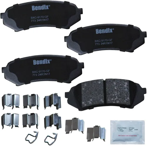 Vista 162 de Bendix Priority1 CFC154 - Juego de pastillas de freno de disco para Avanti II, Century, LeSabre, Regal, Riviera, chasis comercial, DeVille