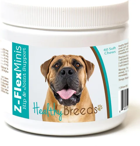 Vista 65 de Healthy Breeds Affenpinscher Z-Flex Minis - Masticables suaves para cadera y articulaciones, 60