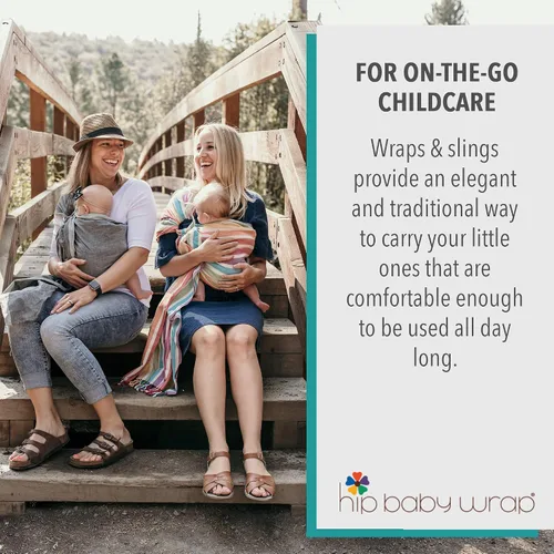 Vista 2 de Transportador de bebé con eslinga anillo soporte para cadera para bebés y niños pequeños, Autumn Carrier for Newborns Infants Toddlers, Adjustable