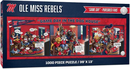 Vista 30 de YouTheFan NCAA Game Day in The Dog House - Rompecabezas de 1000 piezas