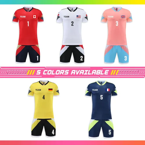 Vista 4 de Camisetas de fútbol personalizadas para hombres, mujeres, niños, camisetas de fútbol personalizadas, pantalones cortos, uniforme de fútbol juvenil