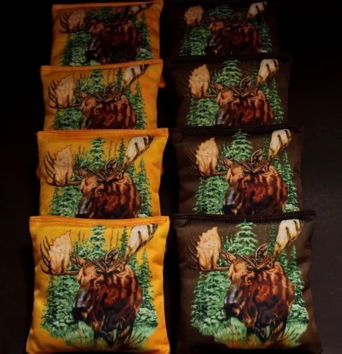 Vista 11 de BackYardGamesUSA Deer Buck Hunting Season Camo 8 Regulation Cornhole Bags B142