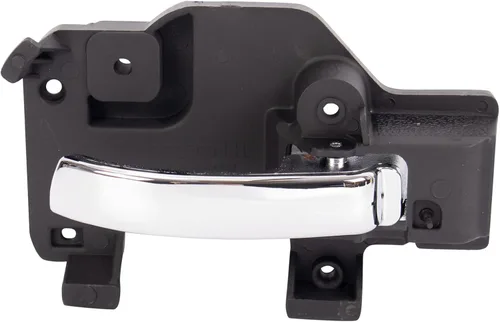 Vista 71 de TRQ Manija de puerta interior delantera izquierda cromada y negra para el lado del conductor compatible con Ford F-150 2012-2014