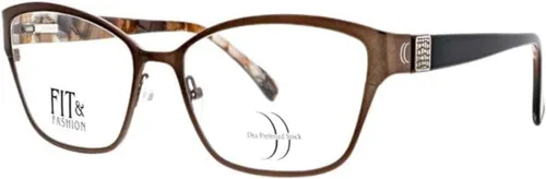 Vista 40 de Gafas DEA de ajuste extendido y moda para mujer, solo marcos, listas para RX