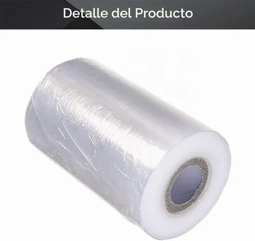 Vista 4 de Othmro Película elástica de 4.7 in x 656.2 ft, película elástica de plástico duradero, rollo de envoltura retráctil resistente para mudanzas