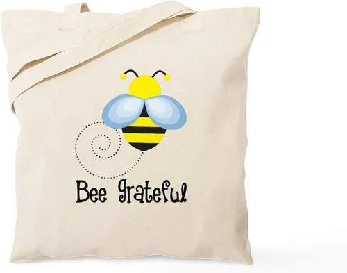 Vista 15 de CafePress The Beekeeper Tote Bag - Bolsa reutilizable de lona beige natural