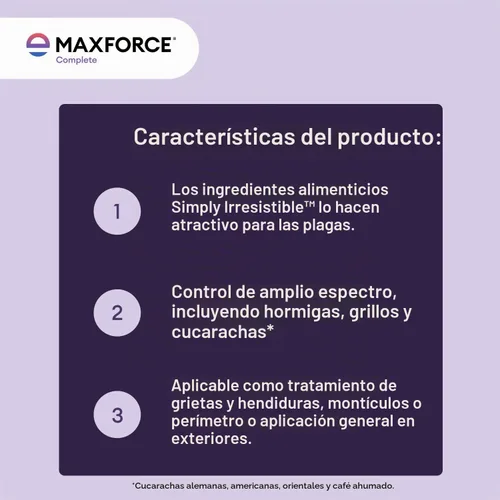 Vista 7 de Maxforce - Cebo granular completo para insectos de 4 libras, para uso en interiores y exteriores, matanza retardada para control de colonias, eficaz