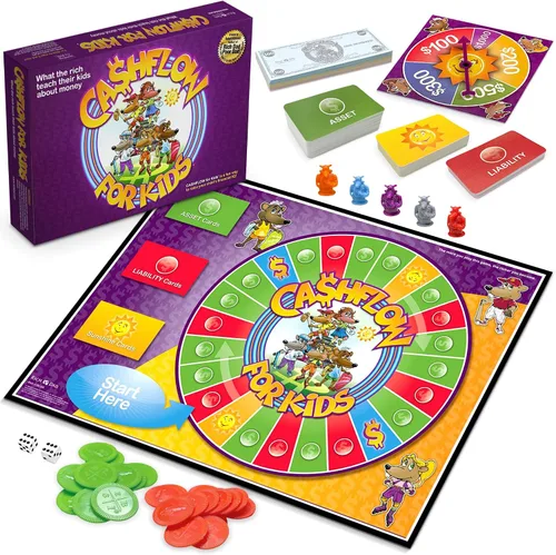 Vista 11 de Rich Dad Cashflow Juego de mesa How to Get Out of The Rat Race, versión para adultos y niños, divertidos y educativos juegos de aprendizaje