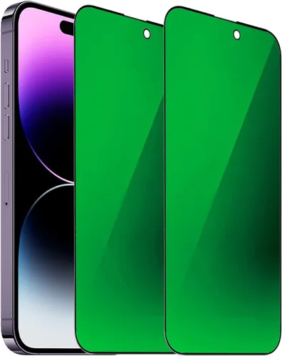 Vista 9 de Espejo de vidrio templado antiazul, protector de pantalla anti-espía, película antiespía para iPhone 11 Pro Max/iPhone XS Max, 6.5 pulgadas