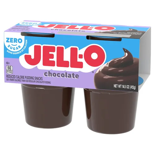 Vista 9 de Jell-O Tazas de pudín listas para comer, tazas de 4 unidades, chocolate