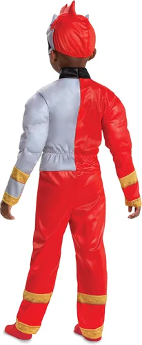 Vista 2 de Disfraz de Rangers Dino Fury Red Ranger para niños pequeños