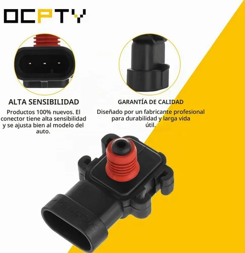 Vista 3 de Sensor de presión absoluta OCPTY MAP AS59 1996-2007 para Chevy Express 1500