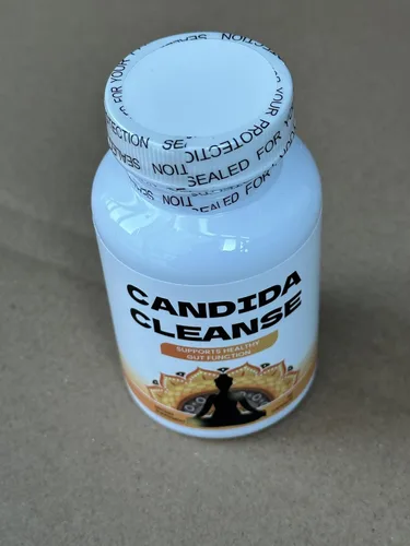 Vista 4 de Candida Cleanse - Soporte intestinal y colon, fórmula avanzada, hoja de orégano, ajenjo, nogal negro, ácido caprílico