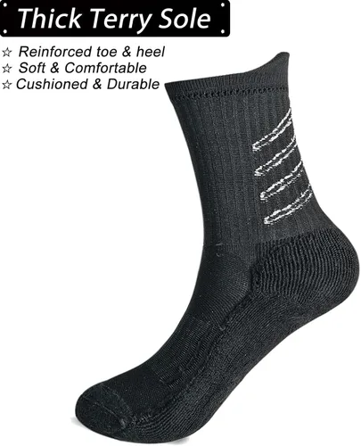 Vista 5 de GOGOGOAL Calcetines deportivos antideslizantes para niños, jóvenes, niños, niñas, antideslizantes, calcetines deportivos para fútbol, baloncesto