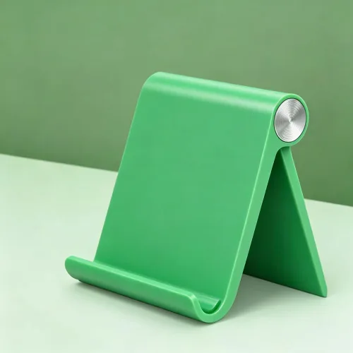 Vista 12 de Soporte para tableta, soporte plegable ajustable para teléfono celular, compatible con la mayoría de iPad y teléfonos inteligentes, accesorio