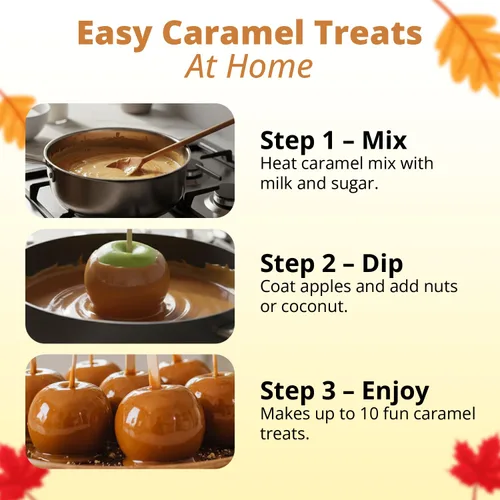 Vista 5 de CONCORD - Kits de caramelos y manzana de caramelo (hace 20 manzanas de caramelo)