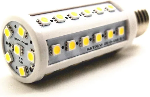 Vista 2 de Bombilla LED E26 de ajuste de base de tornillo mediano CC 12 V 20 V rejillas solares para lancha de pesca, navegación, motor de bajo voltaje, hogar