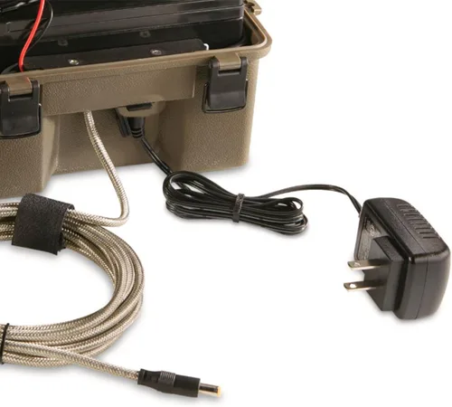 Vista 5 de Kit de Caja de Batería de 12V Stealth Cam - Caja de Carga de Batería Sellada Impermeable Compacta Portátil para Cámaras de Seguimiento de Caza
