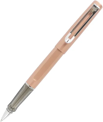 Vista 7 de Comfort Grip Metal Pen Barriles Rollerball Pen Instrumentos de escritura fina - Naranja