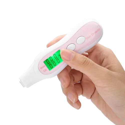 Vista 5 de Analizador digital de piel LCD, analizador de piel, monitor de aceite de agua y humedad para cuidado de la piel, probador de piel facial de alta