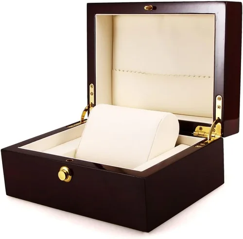 Vista 5 de Jewelry Boxes 7.08 Inch Retro Jewelry Box Storage Box Cosmetic Box Ring Earring Necklace Bracelet Watch Small Jewelry Storage Box Wooden Jewelry Box