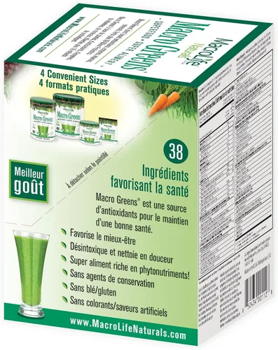 Vista 8 de MacroLife Naturals Macro Greens Powder 38 Superfood probiótico, antioxidante, enzima y suplemento herbal, inmunidad natural, energía
